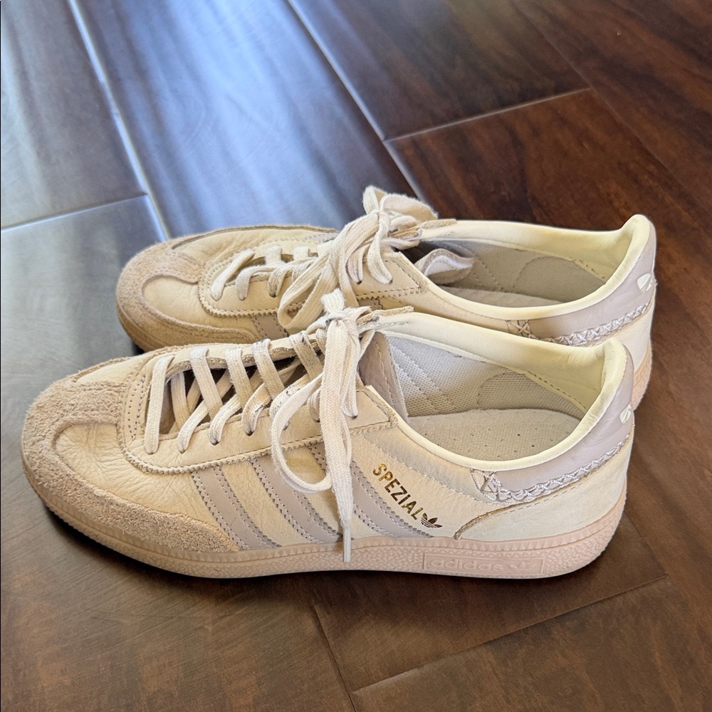 adidas Spezial Women's Cream Suede Sneakers